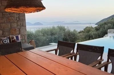 Luxury Ponti Hill – Sea View Villa with Private Pool in Vassiliki