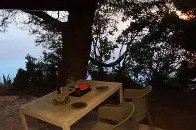 The Shelter in the Woods with breathtaking Ionian sea view