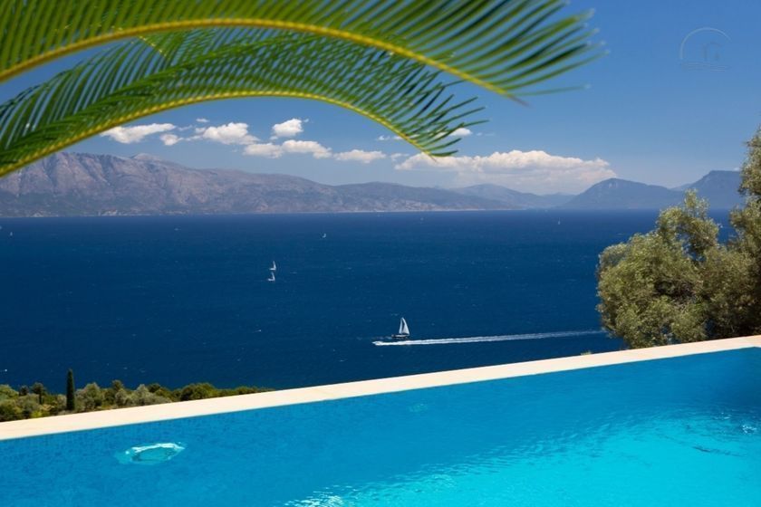 Villa Lilaea with breathtaking views of the Ionian Sea Main photo of the rental