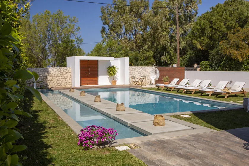 Coastal Chic Luxury Villa La Reina in Ai Giannis Kitesurfers beach paradise Main photo of the rental