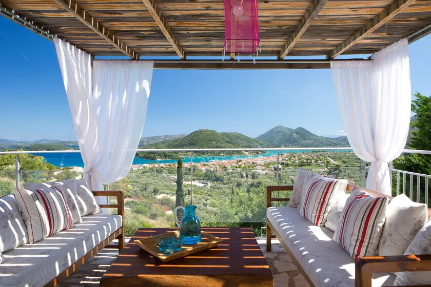 Chic coastal villa with breathtaking views and a secluded pool Main photo of the rental