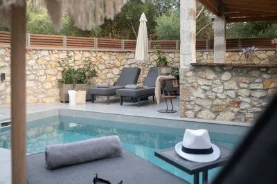 Luxury 5-Bedroom Villa in Meganisi with Pool & Jacuzzi