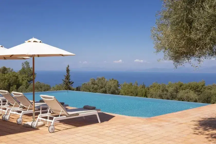 Villa Borsa: Abgeschiedener Rückzugsort mit Meerblick und Fitnessraum Main photo of the rental