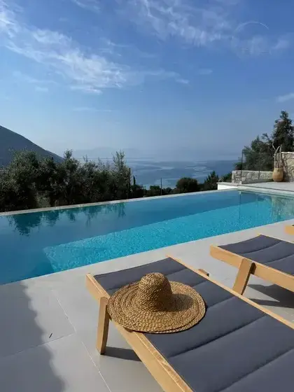 Luxury Ponti Hill – Sea View Villa with Private Pool in Vassiliki Main photo of the rental
