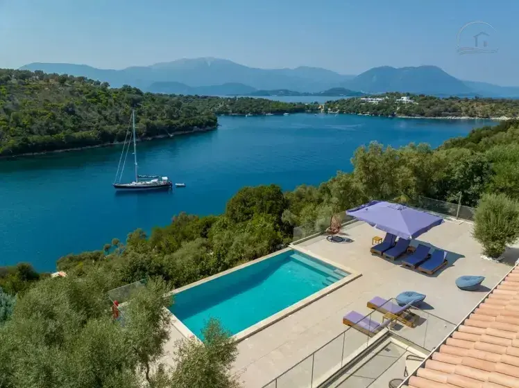 Villa Chriselia on Meganisi with sea access and pontoon Main photo of the rental