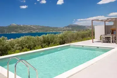 Newly built 2-bedroom villa Circe offering breathtaking sea views